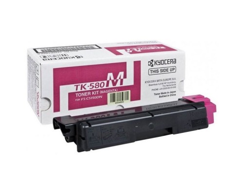 Тонер KYOCERA TK-580M Magenta  2 800 стр.  для FS-C5150DN