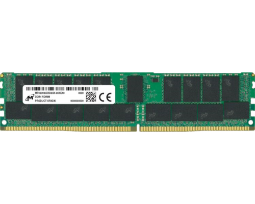 Оперативная память Micron DDR4 RDIMM 16GB 2Rx8 2666 MHz ECC Registred MTA18ASF2G72PDZ-2G6  (Analog Crucial CT16G4RFD8266)