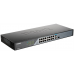 Коммутатор L2 Unmanaged Surveillance Switch with 16 10/100Base-TX ports and 110/100/1000Base-T port and 1 1000Base-T SFP combo-port (16 PoE ports802.3af/802.3at (30 W), PoE Budget 230 W, up to 250 m power deli