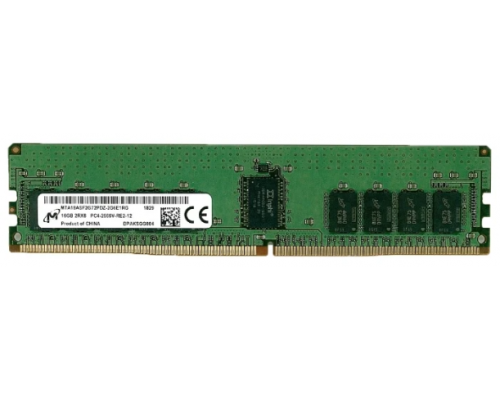 Оперативная память Micron DDR4 RDIMM 16GB 2Rx8 2666 MHz ECC Registred MTA18ASF2G72PDZ-2G6  (Analog Crucial CT16G4RFD8266)