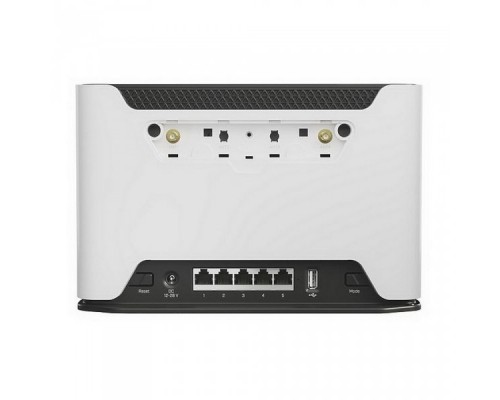 Роутер RBD53G-5HacD2HnD-TC&EG12-EA Chateau LTE12 kit with 716MHz four core CPU, 256MB RAM, 5 x Gigabit LAN, two wireless interfaces (built-in 2.4Ghz 802.11b/g/n two chain wireless with integrated antennas, built-in 5Ghz 802.11ac two chain wireless wi