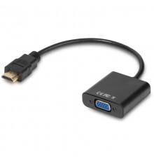 Конвертер-переходник Greenconnect professional  HDMI > VGA +audio + micro USB для доп.питания, GCR-HD2VGA3                                                                                                                                                