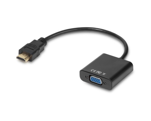 Конвертер-переходник Greenconnect professional  HDMI > VGA +audio + micro USB для доп.питания, GCR-HD2VGA3