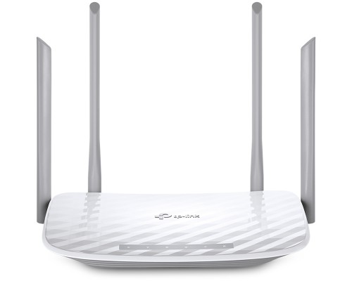 Беспроводной роутер TP-Link AC1200 Wireless Dual Band Router, 867 at 5 GHz +300 Mbps at 2.4 GHz, 802.11ac/a/b/g/n, 1 port WAN 10/100 Mbps + 4 ports LAN 10/100 Mbps, 4 fixed antennas