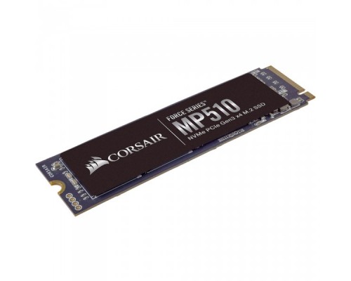 Твердотельный жесткий диск M.2 2280 240GB Corsair MP510 Client SSD CSSD-F240GBMP510 PCIe Gen3x4 with NVMe, 3100/1050, IOPS 180/240K, MTBF 1.8M, 3D TLC, 400TBW, NVMe 1.3, RTL  (024334)