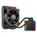 Жидкостная система охлаждения H120 1.0 TDP 135W (при T воздуха 45 С), Universal Platfrom PWM Single 5colors+ LED fan RTL