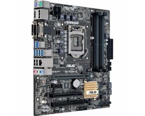 Материнская плата ASUS Q170M-C,  LGA1151,Q170,DDR4,USB3.0,SATA 6G,MB, RTL