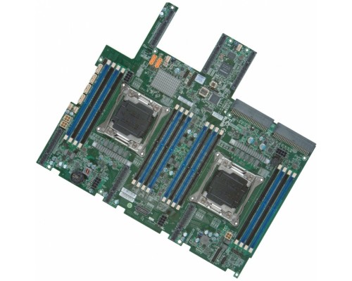 Материнская плата SuperMicro MB-X10DGQ-O-P  Proprietary  2xLGA2011-3   Intel C612   16xDDR4  2xSuperDOM  D-Sub   10xSATA3 c поддержкой RAID 0   4xPCI-E3.0x16   2xRJ45