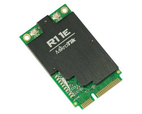 Сетевой адаптер MIKROTIK R11e-2HnD 802.11b/g/n miniPCI-e card with u.fl connectors