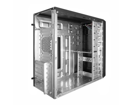 Корпус Miditower ExeGate AB-222 (ATX, без БП, 2*USB, аудио, черный)