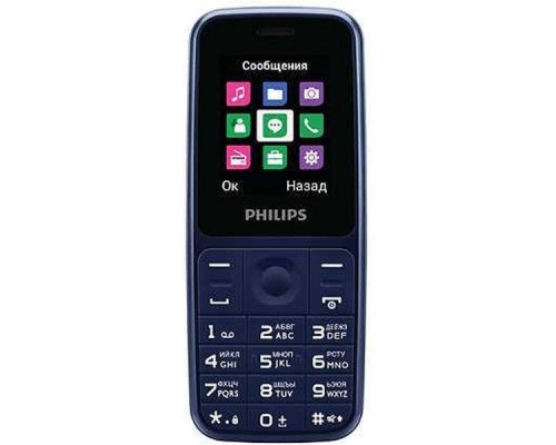 Мобильный телефон Philips E125 Xenium синий моноблок 2Sim 1.77