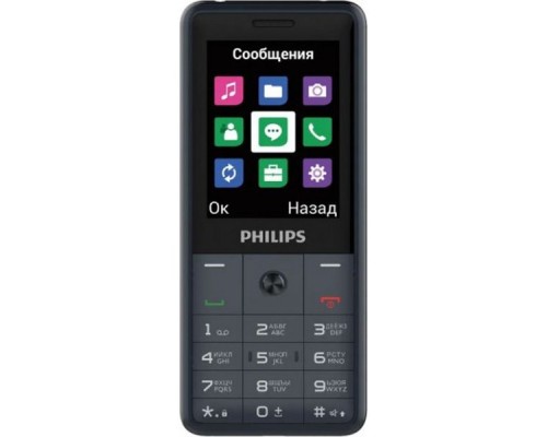 Мобильный телефон Philips E169 Xenium серый моноблок 2Sim 2.4