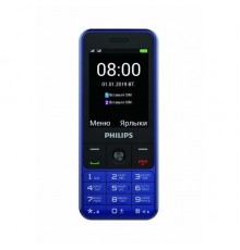 Мобильный телефон Philips E182 Xenium синий моноблок 2Sim 2.4