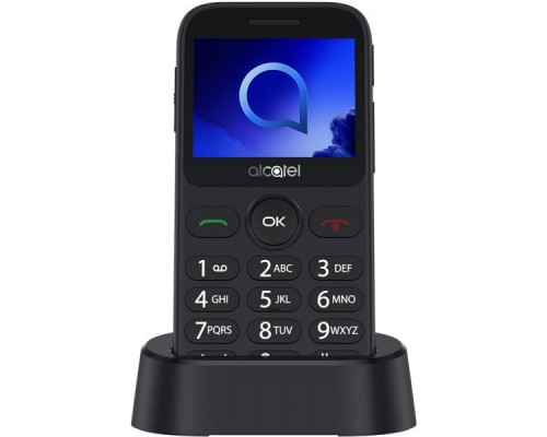 Мобильный телефон Alcatel 2019G серый моноблок 1Sim 2.4