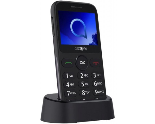 Мобильный телефон Alcatel 2019G серый моноблок 1Sim 2.4