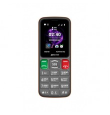 Мобильный телефон Digma S240 Linx 32Mb серый/оранжевый моноблок 2Sim 2.44
