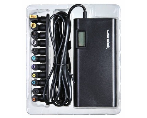 Блок питания Ippon SD90U автоматический 90W 15V-19.5V 11-connectors 4.5A 1xUSB 2.1A от бытовой электросети LСD индикатор