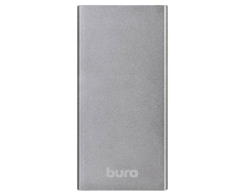 Мобильный аккумулятор Buro RA-12000-AL Li-Pol 12000mAh 2.1A+1A серебристый 2xUSB материал алюминий
