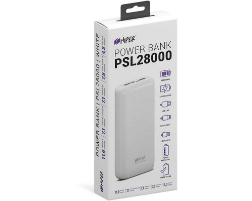 Мобильный аккумулятор Hiper PSL28000