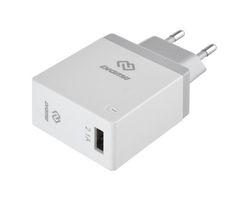 Зарядное устройство Digma DGWC-1U-2.1A-WG 2.1A