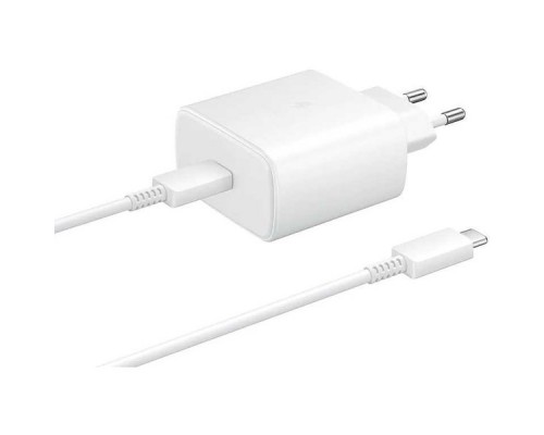 Сетевое зар./устр. Samsung EP-TA845 3A PD для Samsung кабель USB Type C белый (EP-TA845XWEGRU)