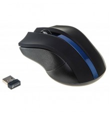 Мышь Oklick 615MW черный/синий оптическая (1000dpi) беспроводная USB (2but)                                                                                                                                                                               