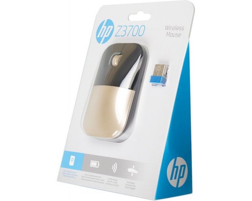 Мышь HP Z3700 Gold Wireless Mouse