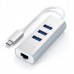 Разветвитель (USB-хаб) Satechi Type-C 2-in-1 USB 3.0 Aluminum 3 Port Hub and Ethernet Port