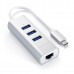 Разветвитель (USB-хаб) Satechi Type-C 2-in-1 USB 3.0 Aluminum 3 Port Hub and Ethernet Port