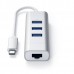 Разветвитель (USB-хаб) Satechi Type-C 2-in-1 USB 3.0 Aluminum 3 Port Hub and Ethernet Port