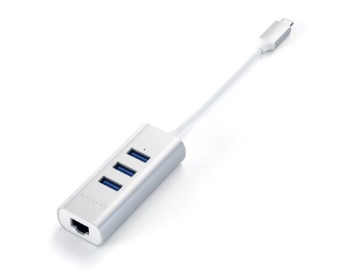 Разветвитель (USB-хаб) Satechi Type-C 2-in-1 USB 3.0 Aluminum 3 Port Hub and Ethernet Port