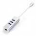 Разветвитель (USB-хаб) Satechi Type-C 2-in-1 USB 3.0 Aluminum 3 Port Hub and Ethernet Port