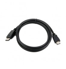 Кабель DisplayPort-HDMI Gembird/Cablexpert, 5м, 20M/19M, черный, экран, пакет (CC-DP-HDMI-5M)                                                                                                                                                             
