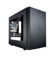 Корпус Fractal Design DEFINE NANO S WINDOW / Mini-ITX, acrylic side window / 1x140mm & 1x120mm fans inc. / FD-CA-DEF-NANO-S-BK-W                                                                                                                          