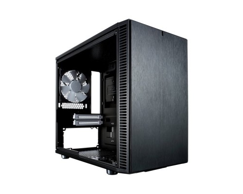 Корпус Fractal Design DEFINE NANO S WINDOW / Mini-ITX, acrylic side window / 1x140mm & 1x120mm fans inc. / FD-CA-DEF-NANO-S-BK-W