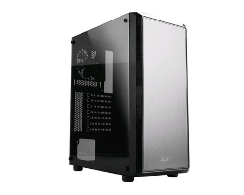 Корпус ZALMAN S4, без БП, боковое окно (акрил), черный,  ATX