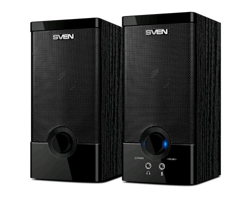 Акустическая система 2.0 SVEN SPS-603 / 6 Watt / 5V USB / дерево (MDF) / Black