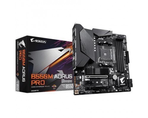 Материнская плата AMD B550 SAM4 MATX B550M AORUS PRO-P GIGABYTE