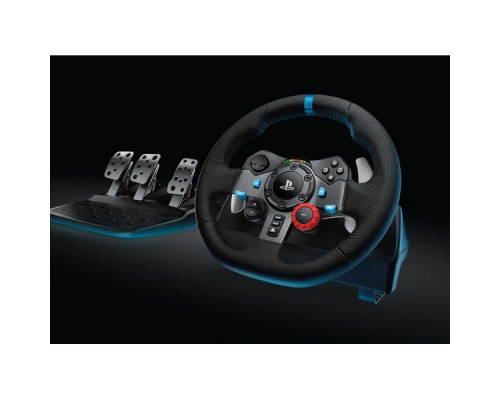 Игровой руль спортивный Logitech G29 Driving Force PC/PS, черный [941-000112]