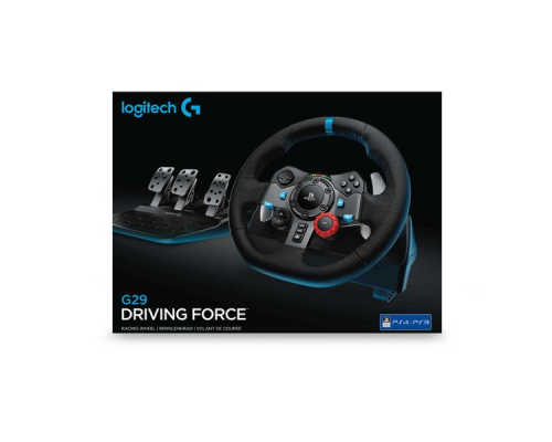 Игровой руль спортивный Logitech G29 Driving Force PC/PS, черный [941-000112]