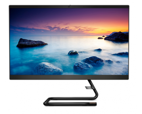 Моноблок Lenovo IdeaCentre AIO 3 24IMB05  23.8'' FHD(1920x1080) IPS/nonTOUCH/Intel Core i5-10400T 2.0GHz Hexa/8GB/1TB+128GB SSD/AMD Radeon 625 2GB/DVD+/-RW/WiFi/BT5.0/CR/KB+MOUSE(USB)/DOS/1Y/BLACK