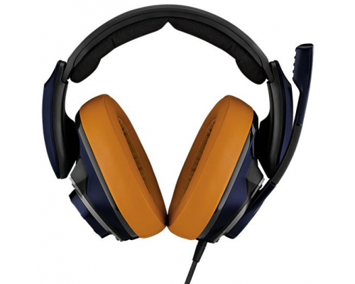 Игровая гарнитура с охват. закрытыми наушниками EPOS I Sennheiser GSP 602, 10 - 30000 Гц, 28 Ом, регулятор громкости, функция Mute, кабель 1: 2,5 м, 2 х 3,5 мм, кабель 2: 1,2 м, разъём 3,5 мм, 4-конт.