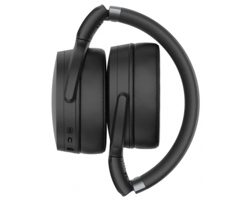 Гарнитура Sennheiser HD 450BT BLACK, Закрытые охватывающие Bluetooth наушники с микрофоном,18 - 22000 Гц, Bluetooth 5.0, кодек AAC, AptX и AptX LL, функция NoiseGard™, до 30 ч, USB-С, Sennheiser Smart Control