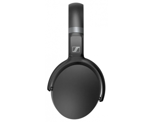 Гарнитура Sennheiser HD 450BT BLACK, Закрытые охватывающие Bluetooth наушники с микрофоном,18 - 22000 Гц, Bluetooth 5.0, кодек AAC, AptX и AptX LL, функция NoiseGard™, до 30 ч, USB-С, Sennheiser Smart Control