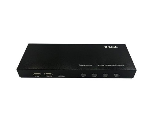 Переключатель 4-портовый KVM с портами HDMI и USB D-Link DKVM-410H/A1A