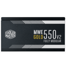 Блок питания Cooler Master MWE Gold 550 V2, 550W, ATX, 120mm, Fully Modular, APFC, 80+ Gold                                                                                                                                                               
