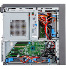 Сервер Dell PowerEdge T40 Tower/ E-2224G 3.5GHz(8Mb)/1x16GbU2D(2666)/ On-board SATA RAID/ 2x2Tb SATA Entry 7.2k LFF/ UpTo3LFF cable HDD(need 575-BBWY)/ DVDRW/1xGE/PS290W/ 1YBWNBD/ без ГТД                                                               