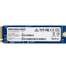Диск для сервера SSD PCIe  Synology SSD SNV3000 Series PCIe 3.0 x4 ,M.2 2280, 400GB, R3100/W550 Mb/s, IOPS 205K/40K, MTBF 1,8M                                                                                                                            