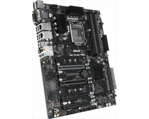 Материнская плата ASUS WS C246 PRO // LGA-1151,ATX,4DIMM,6PCIE