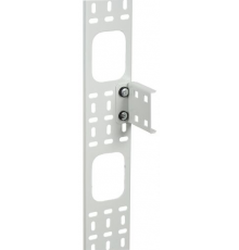 Вертикальный кабельный органайзер ITK  33U, 75x12мм, серый                                                                                                                                                                                                